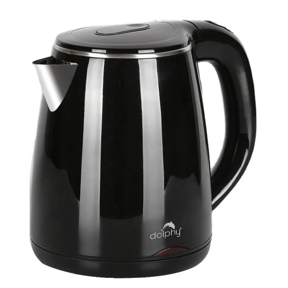 1.2L Black 1800W Electric Kettle For Hot Water - Appliances