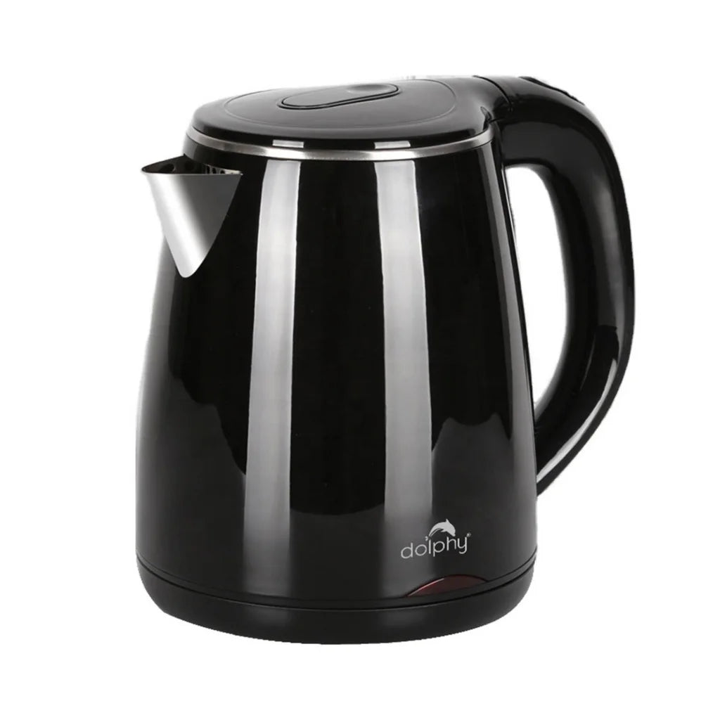 1.2L Black 1800W Electric Kettle For Hot Water - Appliances
