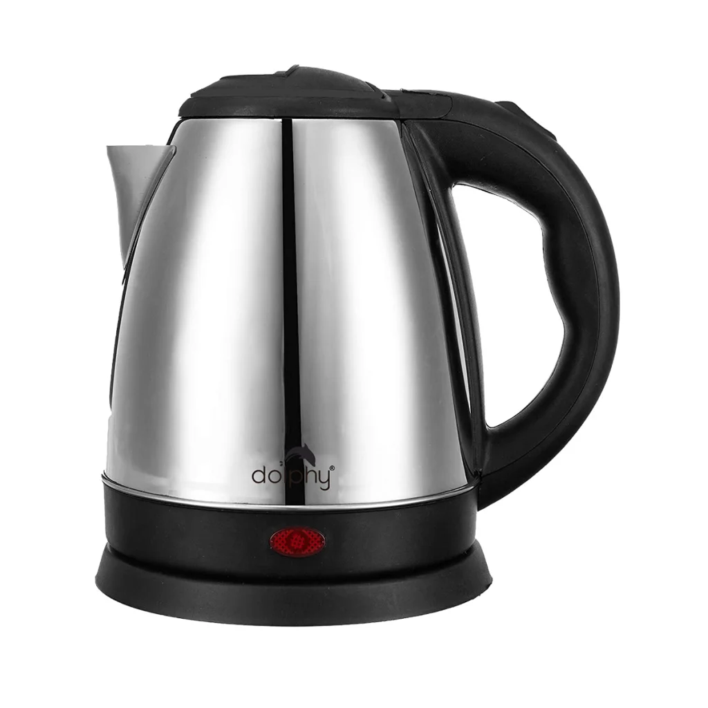 1 2L Stainless Steel Electric Kettle Silver appliances