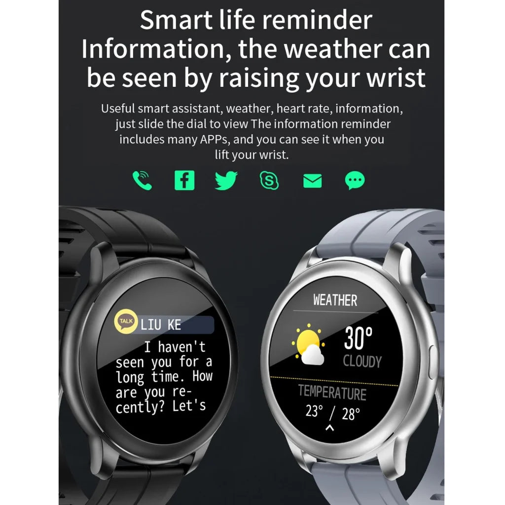 1.3 Inch Ips Colour Screen Ip67 Waterproof Smart Watch