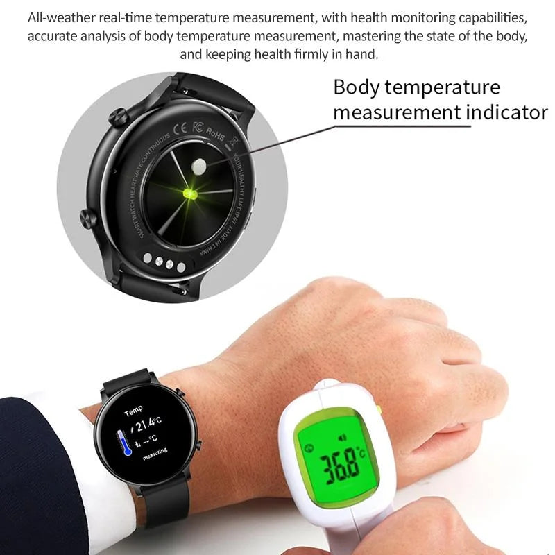 1.32 Inch Waterproof Smart Watch With Bluetooth Calling &