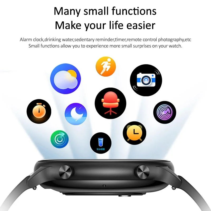 1.32 Inch Waterproof Smart Watch With Bluetooth Calling &