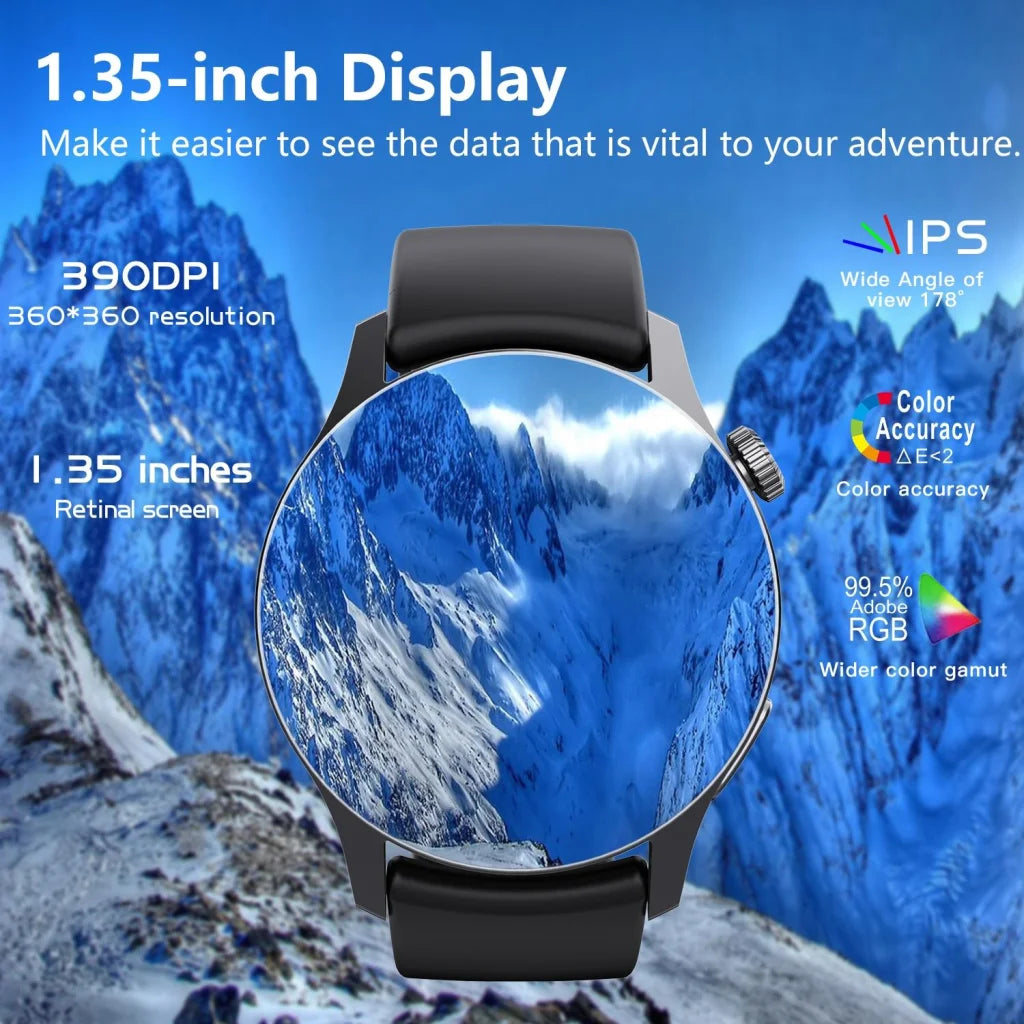 1.35 Inch Smart Watch Bluetooth Calls Health Monitoring