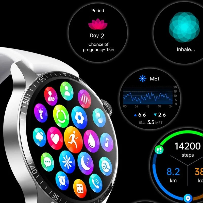 1.35 Inch Smart Watch Bluetooth Calls Health Monitoring