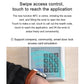 1.36 Inch Amoled Screen Leather Strap Smart Watch Support