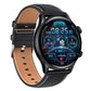 1.36 Inch Amoled Screen Leather Strap Smart Watch Support