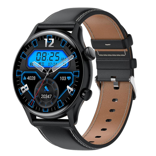 1 36 Inch Amoled Screen Leather Strap Smart