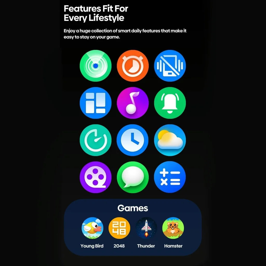 1.39 Inch Screen Voice Calling Smart Watch Support Heart
