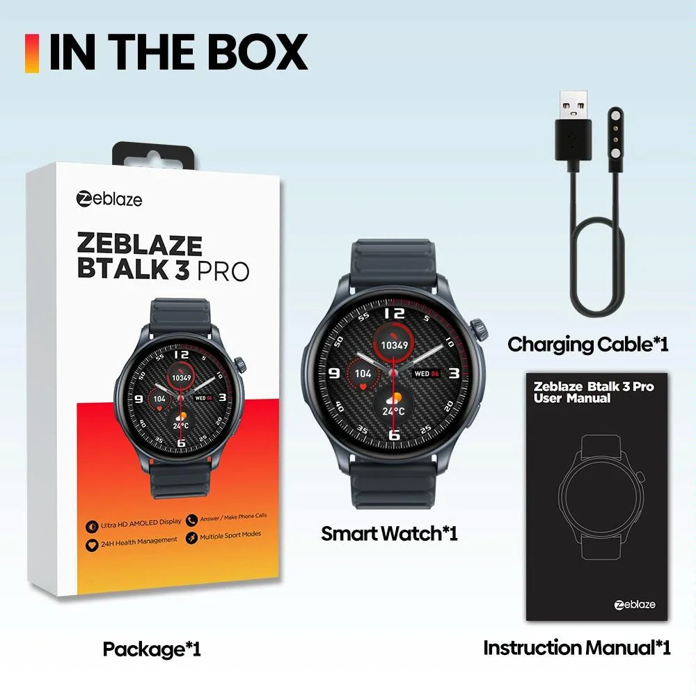 1.43 Inch Bt5.2 Fitness Smart Watch With Health Monitor
