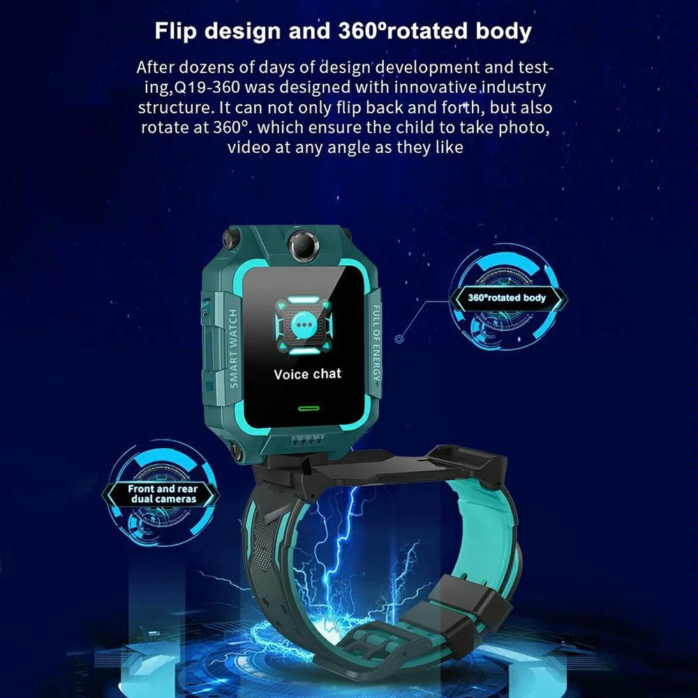 1.44 Inch 360-Degree Rotating Positioning Camera Smart