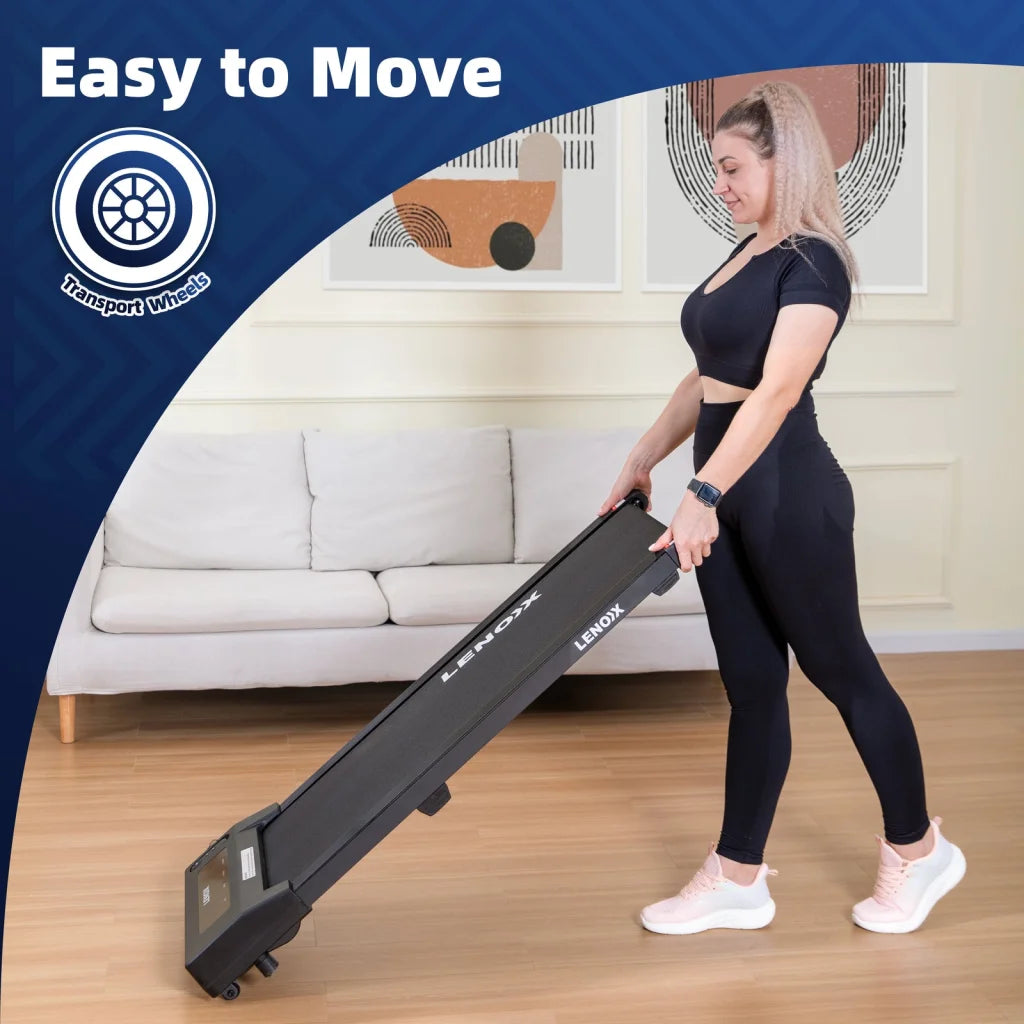 1.5 HP Electric Walking Pad Treadmill with Remote Control