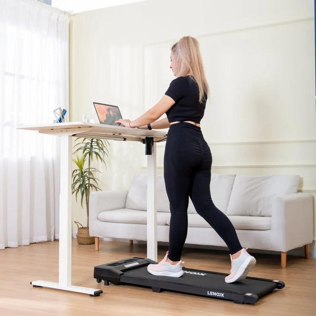 1.5 HP Electric Walking Pad Treadmill with Remote Control