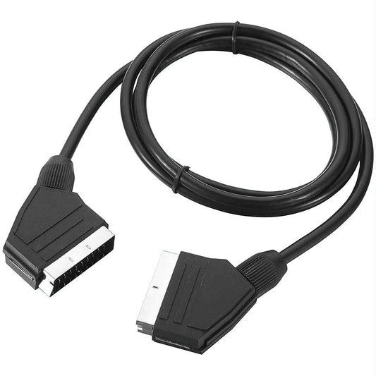 1.5M Scart To Scart Cable For Dvd / Hdtv / Av / Tv - 20 Pin-1922443408924872705