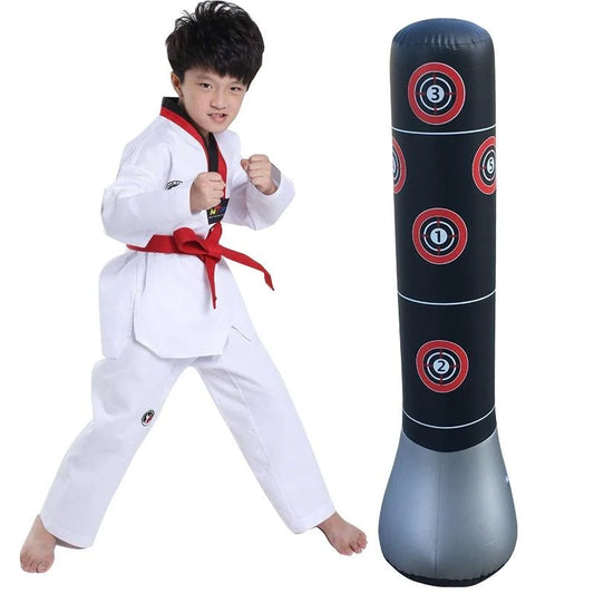 1.5M Vertical Inflatable Punching Bag For Kids - Thickened