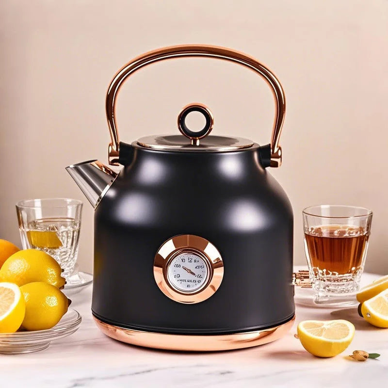 1.7L Electric Water Kettle Black - Appliances > Kitchen