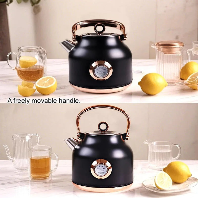 1.7L Electric Water Kettle Black - Appliances > Kitchen
