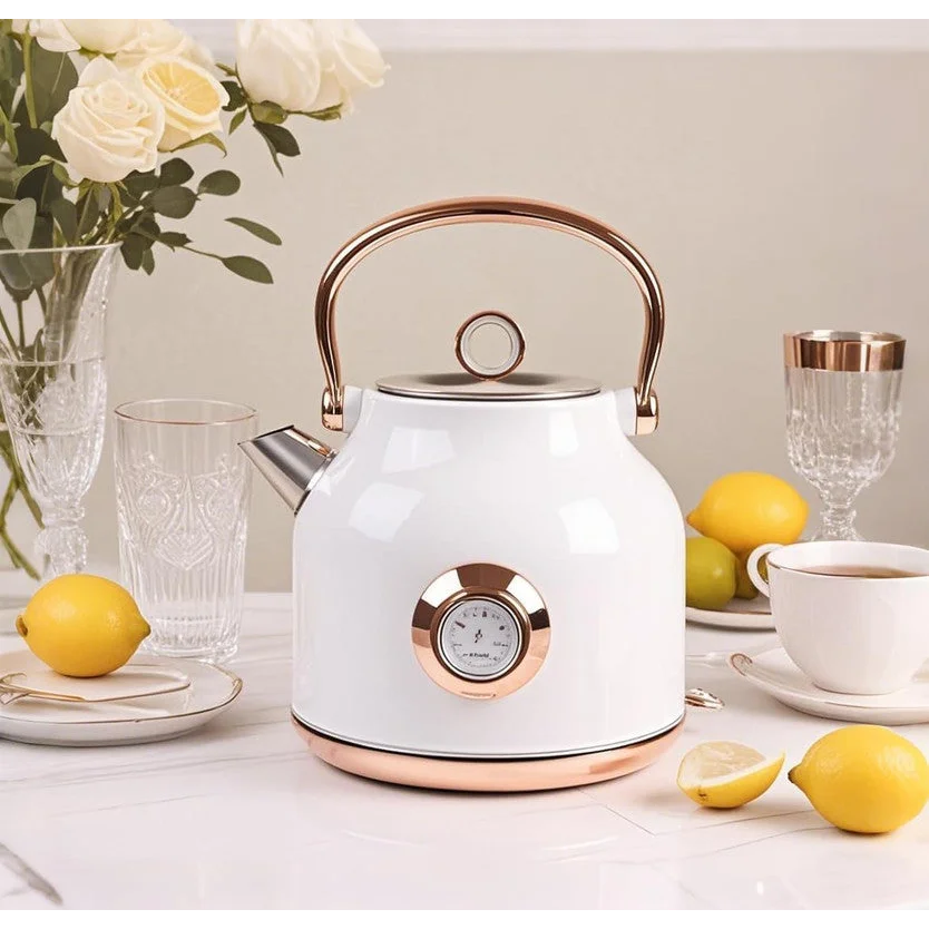 1.7L Electric Water Kettle White - Appliances > Kitchen