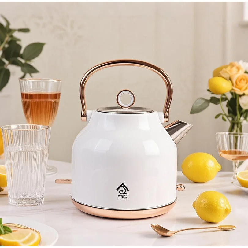 1.7L Electric Water Kettle White - Appliances > Kitchen