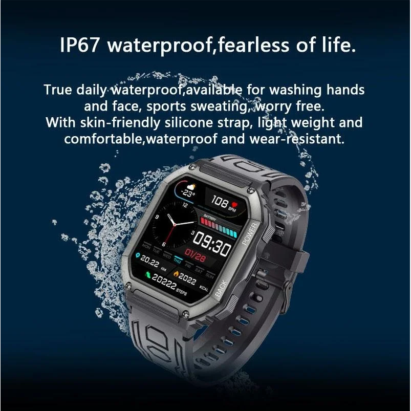 1.8 Inch Heart Rate Blood Pressure Monitoring Smart Calling