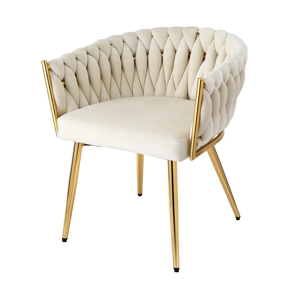 Dining chair with velvet armchair frame kitchen chairs