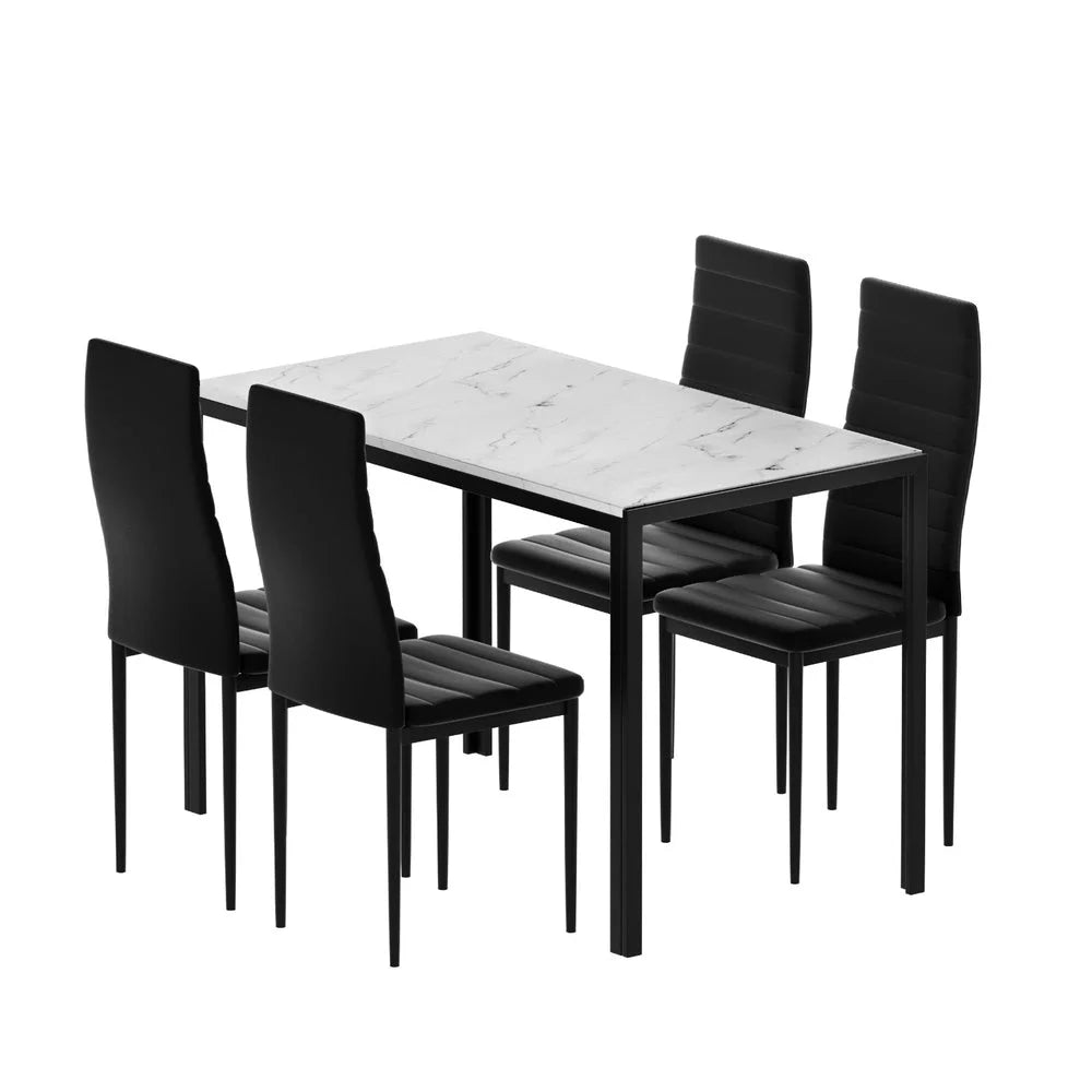 Dining table and chairs set