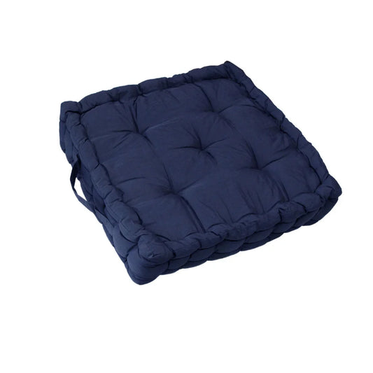 1 Pc Floor Box Cushion Pad 40 x 40+ 8 cm Indigo - Home &
