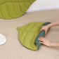 1 Pcs Green Leaf-Shaped Pet Sleeping Mat - Durable Dog