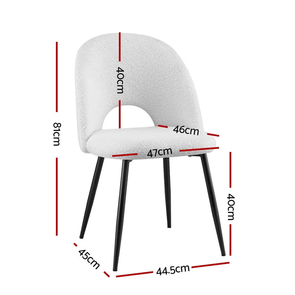 Set dining chair with woven seat and timber frame