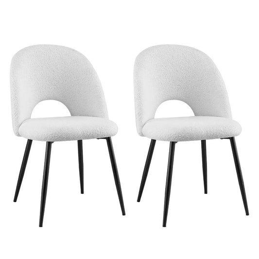 Set dining chair with seat padding and sturdy legs