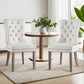 Dining Chairs Velvet 1 Set 2 Beige