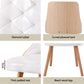 1 Set of 2 Artiss Dining Chairs White PU - Furniture >