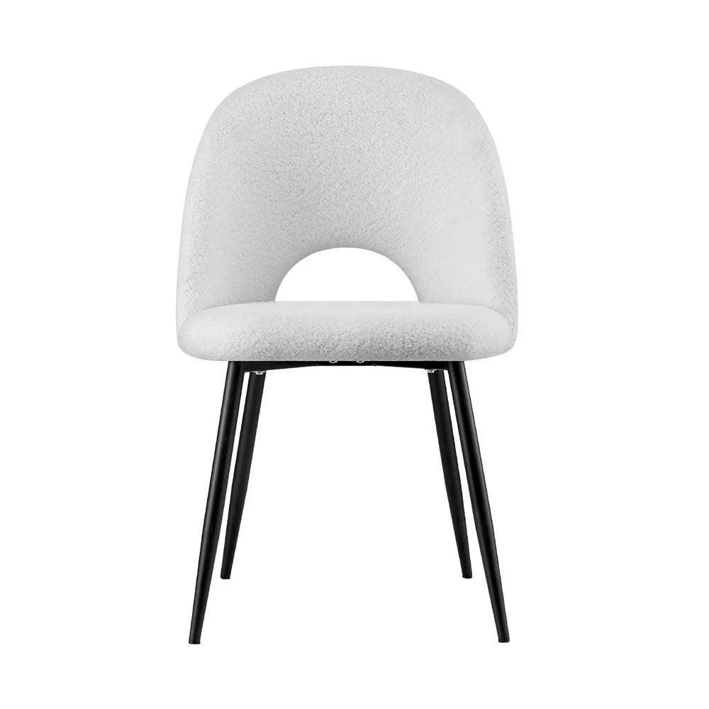 Set of four dining chairs