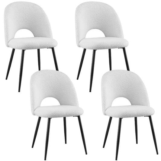 Set of four dining chairs