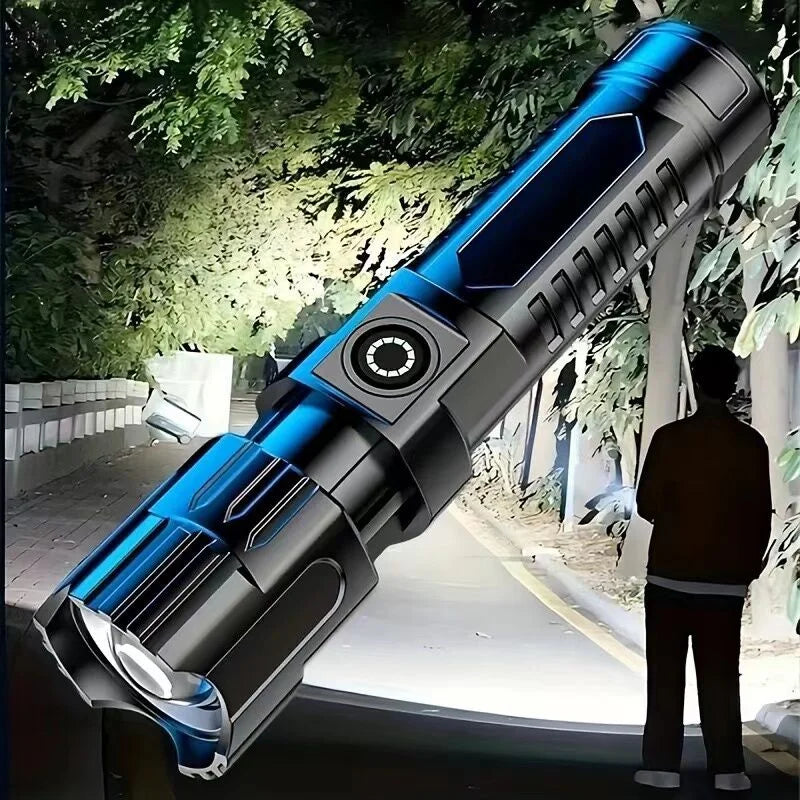 1 USB rechargeable flashlight ultra-bright LED handheld