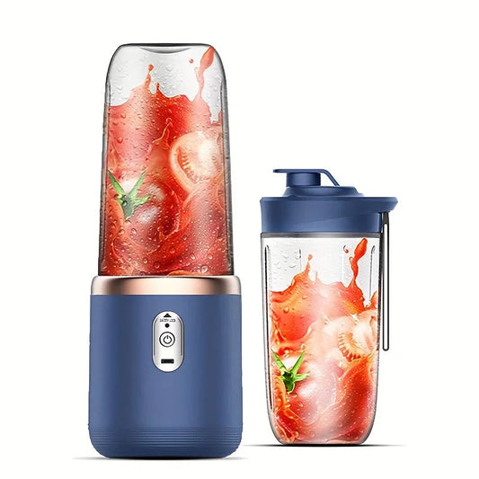 1 x Portable USB Blue Rechargeable Juicer Cup,Portable