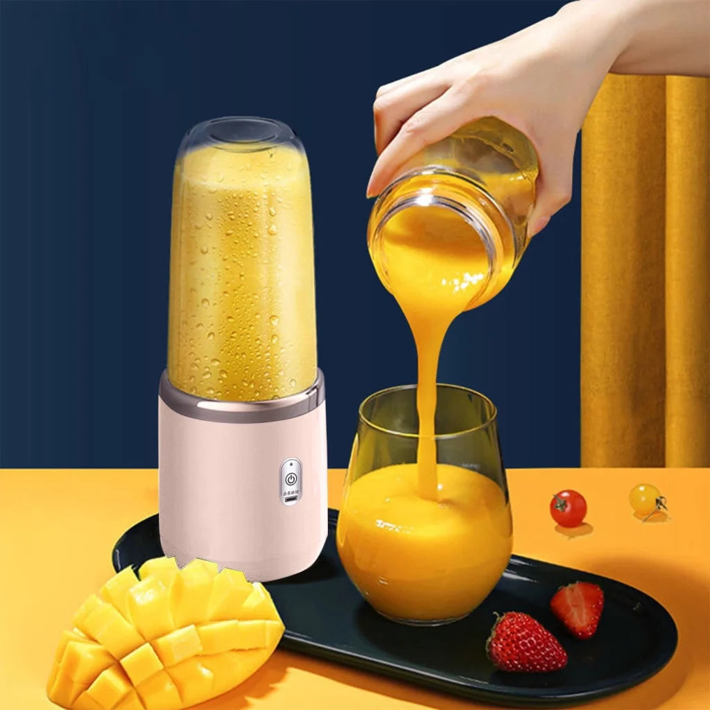 1 x Portable USB Pink Rechargeable Juicer Cup,Portable