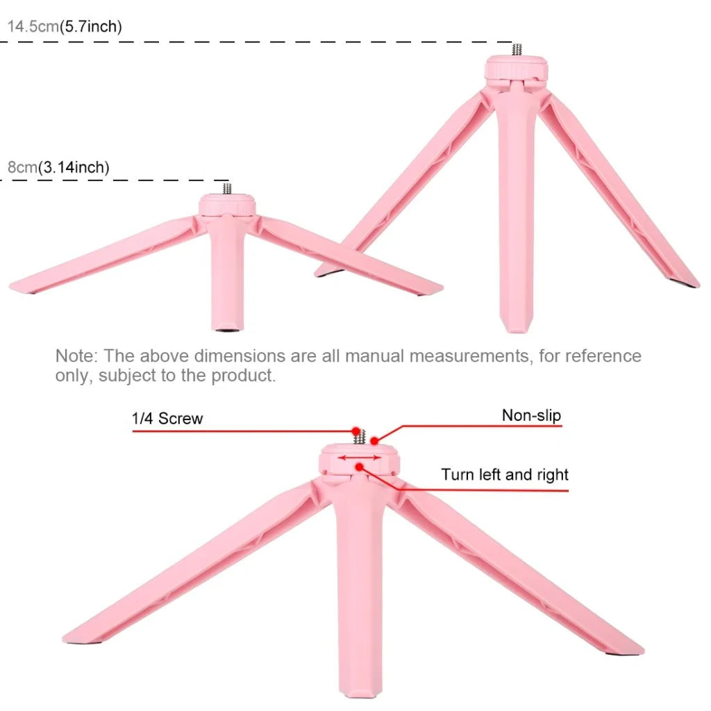 10.2 Selfie Beauty Light with Tripod Mount and Usb 3 Modes