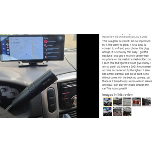 10.26’’ 4K Car Camera Carplay Android Car GPS Navigation