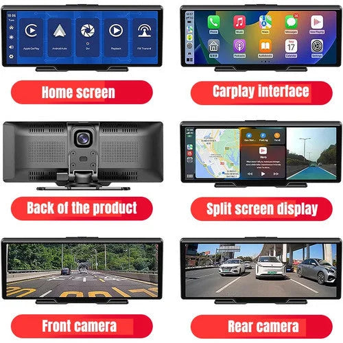 10.26’’ 4K Car Camera Carplay Android Car GPS Navigation