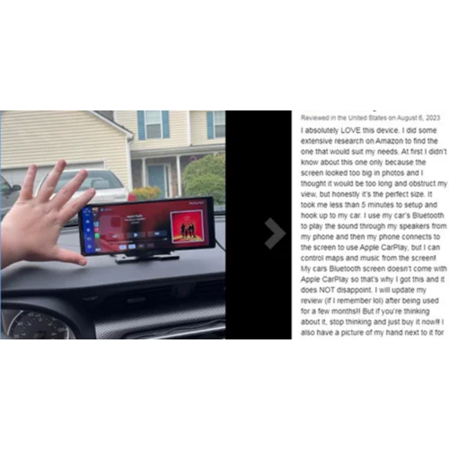 10.26’’ 4K Car Camera Carplay Android Car GPS Navigation