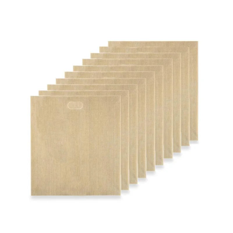 10-50Pcs Reusable Gluten-Free Toaster Bags for Sandwich
