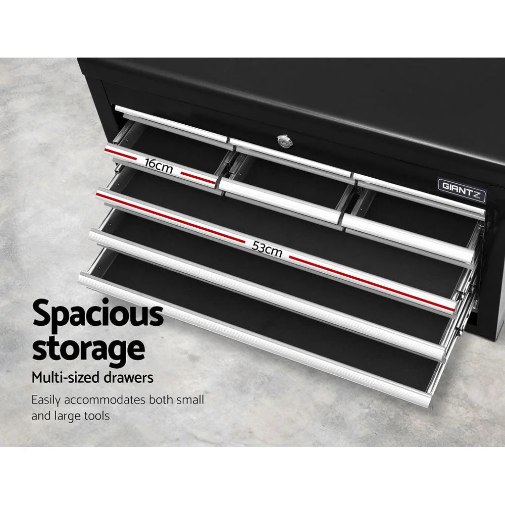 Drawer cabinet with drawer storage and cupboard doors
