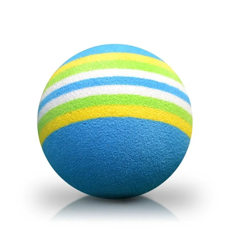 10-pack Blue Sponge Golf Practice Balls for Indoor - Sports