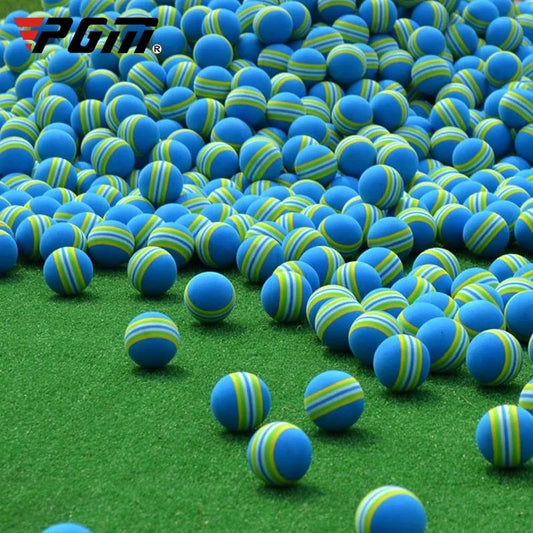 10-pack Blue Sponge Golf Practice Balls for Indoor - Sports