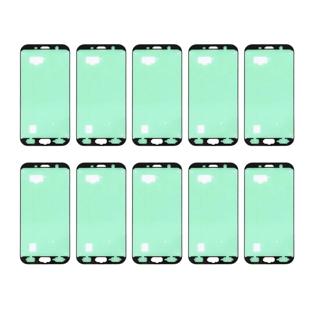 10-Pack Front Housing Adhesive For Samsung Galaxy A7 2017 / A720 - Clear-1915197669064708101
