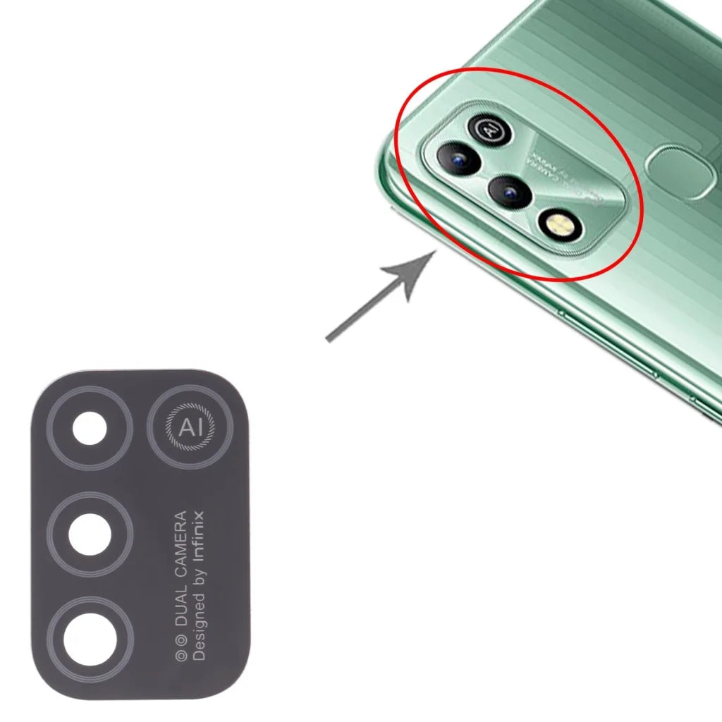 10-Pack Infinix Hot 11 Play Rear Camera Lenses-1915197161042219011