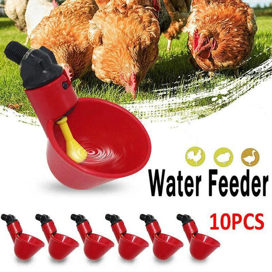 Set Of Ten Automatic Poultry Waterer
