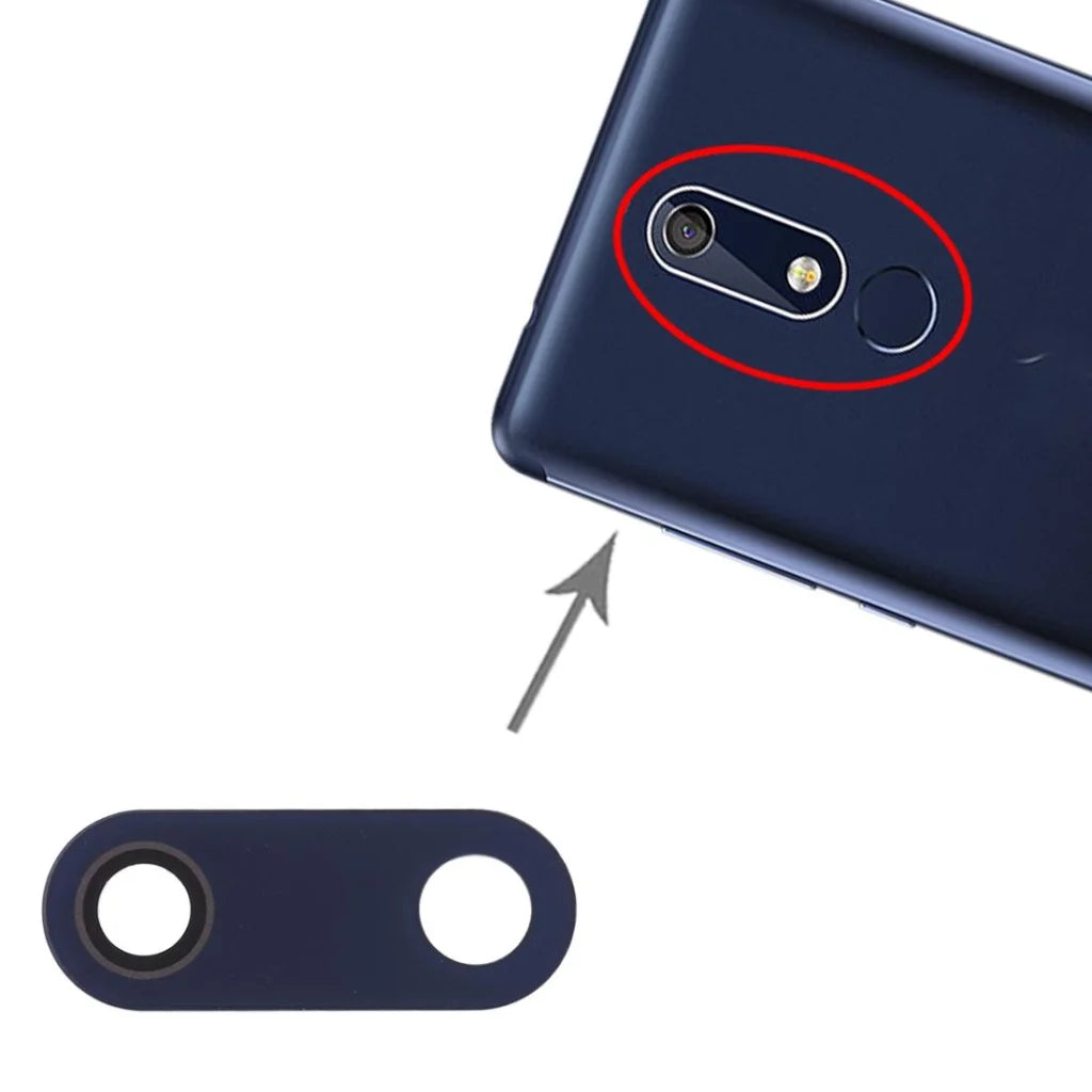 10-Piece Back Camera Lens For Nokia 5.1 - Compatible With Multiple Models-1915197676404740099