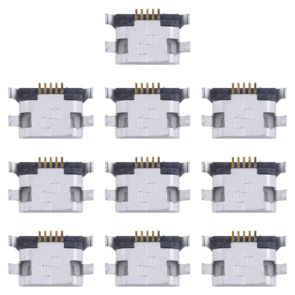 10-Piece Charging Port For Infinix Hot 6 Tenco Spark Go Spark 6 Go Smart 4 Smart 4C Asus Zenfone 3 Max-1915197866792587268