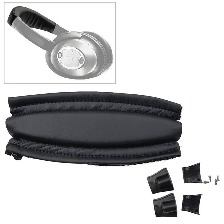 10-Piece Headgear Cover For Bose Qc2 / Qc15 Headphones With Plastic Parts & Screws-1915197518430474240